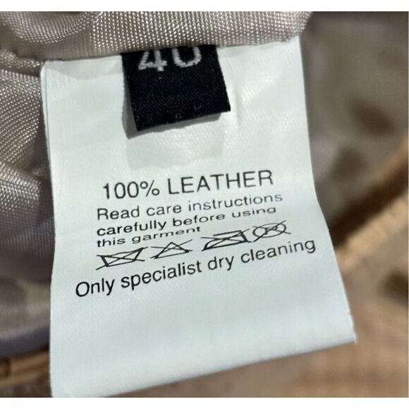 Emelda Luxury Edition Blush Pink Snakeskin Leather Jacket Size 40/4 - Picture 4 of 4